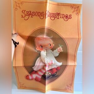 Vintage 1970s RFI Seasons Greetings Gift Wrap 16 Sheets NOS